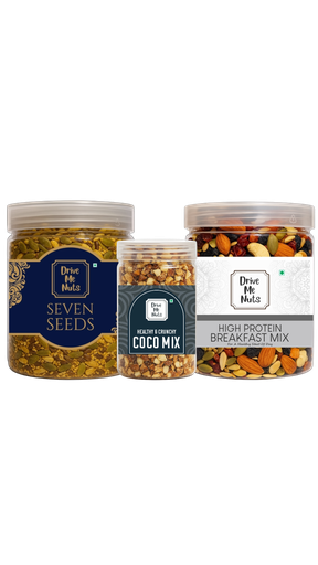 Save 13% on Triple Power=Seven Seeds+Breakfast Mix+Coco Mix