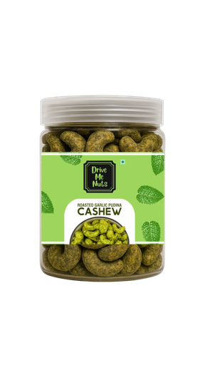All-natural Garlic Pudina Cashews-250gm